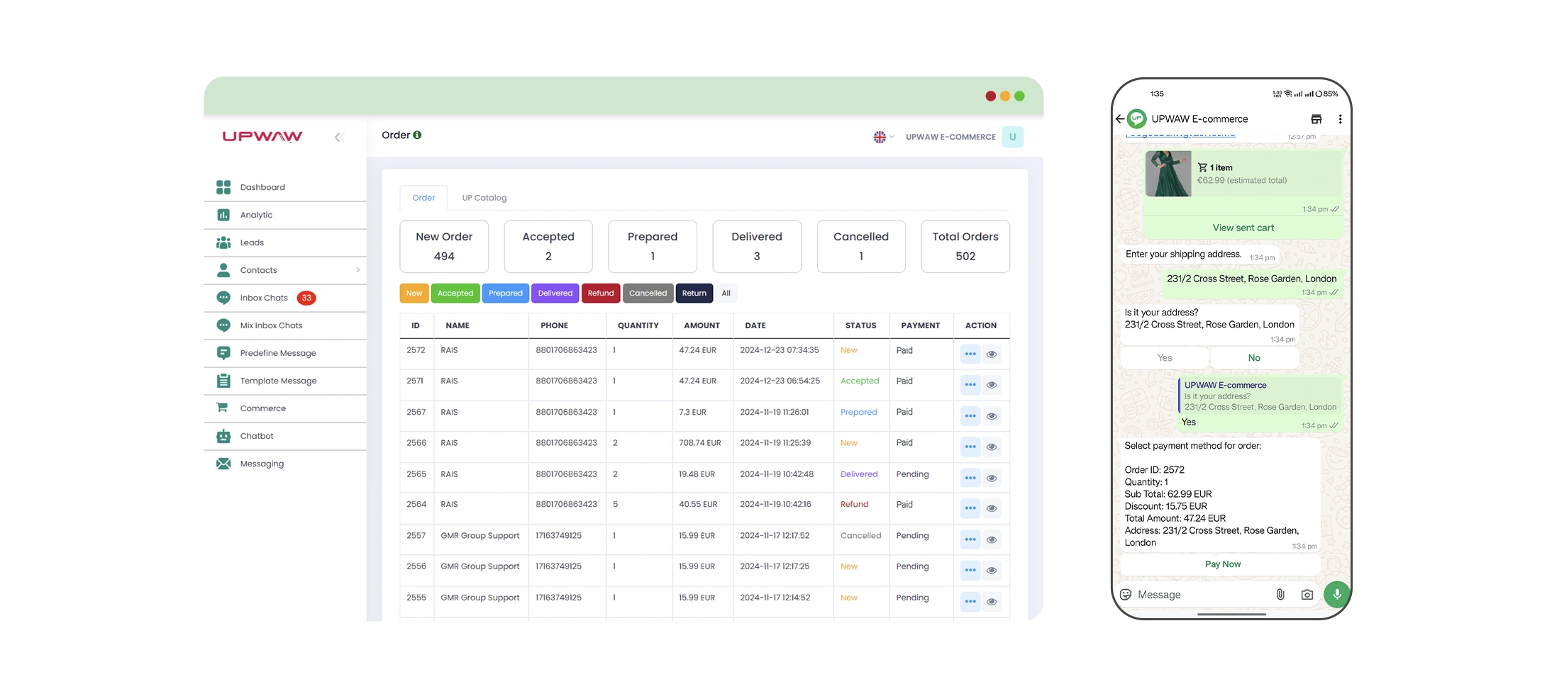 Manage All Your Orders in One Place